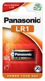 Baterie alkalická Panasonic LR1, blistr 1ks (LR1L/1BE)