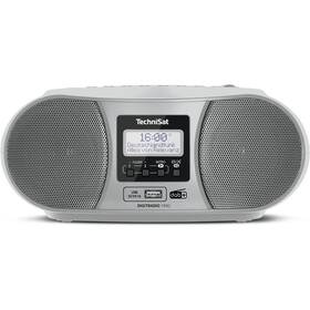 Radiopřijímač DAB+/CD Technisat DIGITRADIO 1990 stříbrná barva
