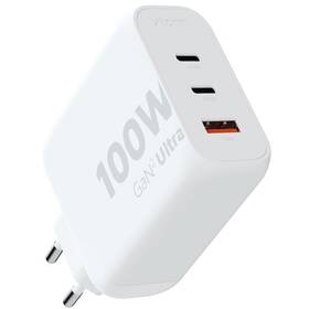 Nabíječka do sítě Xtorm GaN2 Ultra 100 W bílá barva
