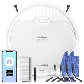 Robotický mop Niceboy i3 Plus White 
