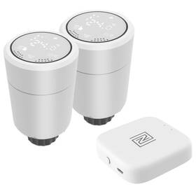 Bezdrátová termohlavice IMMAX NEO SMART 2x hlavice Zigbee + SMART NEO BRIDGE PRO v2, TUYA (07732B)