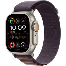 Chytré hodinky Apple Watch Ultra 2 GPS + Cellular, 49mm pouzdro z titanu - indigový alpský tah - L (MREW3CS/A)
