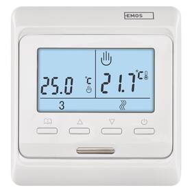 Termostat EMOS podlahový, programovatelný, drátový, P5601UF 
