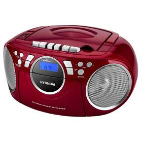 Radiomagnetofon s CD Hyundai TRC 788 AU3RS stříbrná barva

