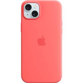 Apple Silicone Case s MagSafe pro iPhone 15 Plus - světle melounový