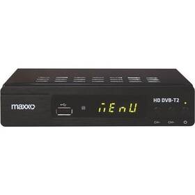 Set-top box Maxxo T2 HEVC/H.265 + wifi adaptér černý - s kosmetickou vadou - 12 měsíců záruka