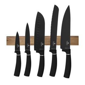 Sada kuchyňských nožů Berlinger Haus BH-2885 Matte Black Collection (6 ks) černá barva
