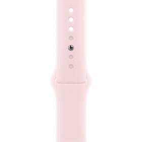 Řemínek Apple 45mm světle růžový sportovní  - M/L (MT3V3ZM/A) - rozbaleno - 24 měsíců záruka