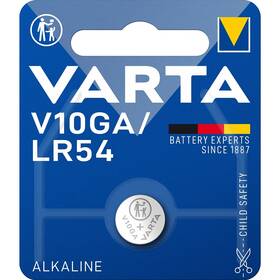 Baterie alkalická Varta V10GA/LR54/LR1130, blistr 1ks (4274112401)