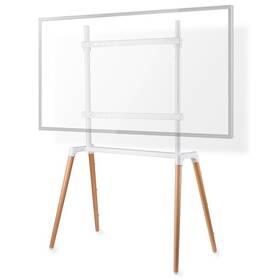 Stojan pro TV Nedis pro úhlopříčku 60"-75'', nosnost 40kg bílá barva
