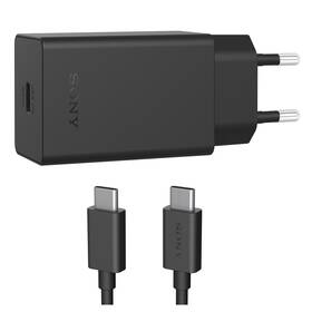 Nabíječka do sítě Sony Xperia 30W + USB-C kabel 1m (XQZUC1B.ROW) černá
