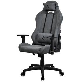 Herní židle Arozzi TORRETTA Soft Fabric v2 - světle šedá (TORRETTA-SFB-ASH2)