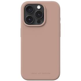 Kryt na mobil iDeal Of Sweden Silicone Case s MagSafe na Apple iPhone 15 Pro růžová barva
