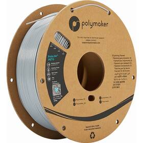 Tisková struna Polymaker PolyLite PETG, 1,75 mm, 1 kg (PB01003) šedá