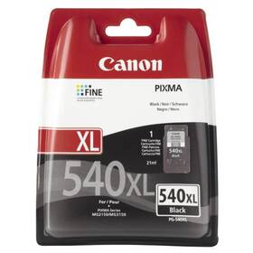 Inkoustová náplň Canon PG-540 XL, 600 stran - originální (5222B005) černá
