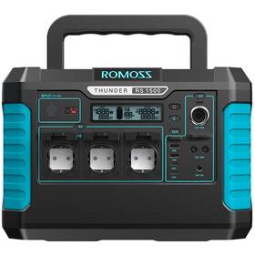 Nabíjecí stanice Romoss RS1500 (1328Wh) černá barva
