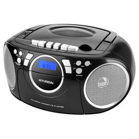 Radiomagnetofon s CD Hyundai TRC 788 AU3BS černá barva
