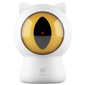 Chytrá hračka Tesla Smart Pet Laser Dot pro kočky bílá barva
