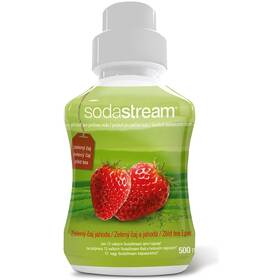 Příchuť pro perlivou vodu SodaStream Zelený čaj-jahoda 500 ml