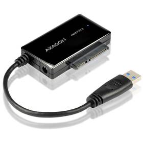 Adaptér Axagon USB3.0 - SATA 6G HDD FASTport3 vč. Napáječe černá barva
