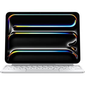 Pouzdro na tablet s klávesnicí Apple Magic Keyboard pro iPad Pro 11" M4 - CZ - bílé (MWR03CZ/A)
