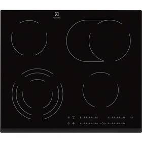 Sklokeramická varná deska Electrolux EHF6547FXK černá barva

