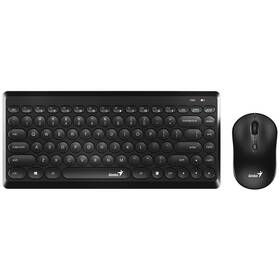 Klávesnice s myší Genius LuxeMate Q8000, CZ/SK černá barva
