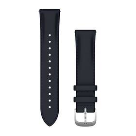 Garmin Quick Release Bands (20 mm), Navy Italian Leather, stříbrná přezka