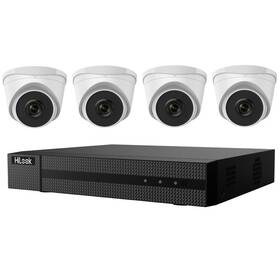 Kamerový systém HiLook IK-4142TH-MH/P(C),  4x kamery IPC-T221H 2.8mm, 1x NVR-104MH-D černá barva
