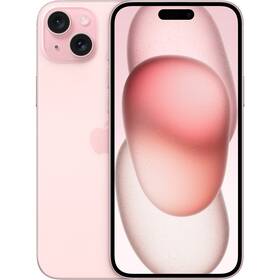 Mobilní telefon Apple iPhone 15 Plus 256GB Pink (MU193SX/A) - zánovní - 12 měsíců záruka