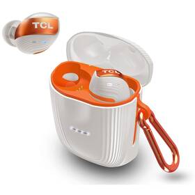Sluchátka TCL ACTV500TWS (ACTV500TWSWT-RU) bílá/oranžová