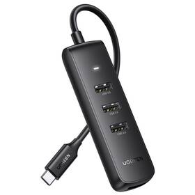 USB Hub UGREEN USB-C/4x USB 3.0, 20cm (10916) černý