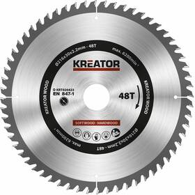 Kotouč pilový Kreator KRT020423 216mm 48T