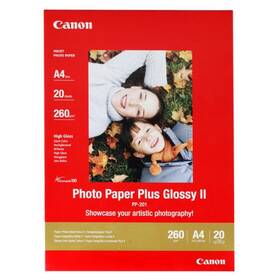 Fotopapír Canon PP201 A4, 260g, 20 listů (2311B019) bílý