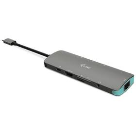 Dokovací stanice i-tec USB-C Metal Nano 4K HDMI LAN + Power Delivery 100 W (C31NANODOCKLANPD)