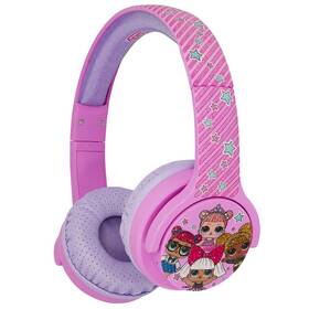 Sluchátka OTL Technologies L.O.L. Surprise! Kids Wireless (LOL703) růžová