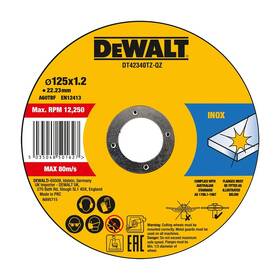 Dewalt DT42340TZ-QZ 125x1,2 mm, 10 ks