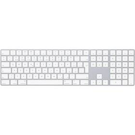 Klávesnice Apple Magic Keyboard s numerickou klávesnicí - Czech (MQ052CZ/A) bílá