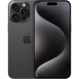 Mobilní telefon Apple iPhone 15 Pro Max 512GB Black Titanium (MU7C3SX/A) - rozbaleno - 24 měsíců záruka