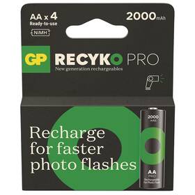 Baterie nabíjecí GP ReCyko Pro Photo AA (HR6), 4 ks (B2629)