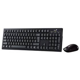 Klávesnice s myší Genius KM-8101, CZ/SK layout černá barva
