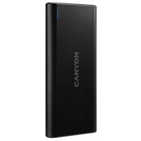 Powerbank Canyon PB-10006B, 10000 mAh, Micro USB/USB-C (CNE-CPB1006B) černá