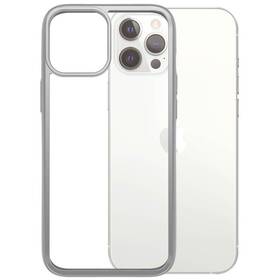 Kryt na mobil PanzerGlass ClearCase Antibacterial na Apple iPhone 12 Pro Max (0272) stříbrný