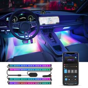 LED pásek Govee Smart do auta, 4 x 30cm, RGBIC (H70900A1)