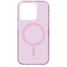 Kryt na mobil iDeal Of Sweden Clear Case Entry s Magsafe na iPhone 15 Pro růžová barva
