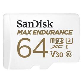 SanDisk MAX ENDURANCE microSDXC 64 GB + adaptér