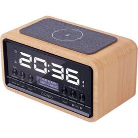 Radiopřijímač s DAB+ Carneo W20D hnědá barva
