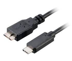 Kabel akasa USB-C 3.1/USB micro B, 1m (AK-CBUB29-10BK) černý