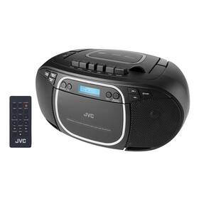 Radiomagnetofon s DAB+/CD JVC RC-E561B-DAB černá barva
