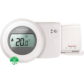 Kompletní sada Honeywell Evohome Round Home Connected pro topení (T87RF2025+BDR91A1000+RFG100) bílá barva

